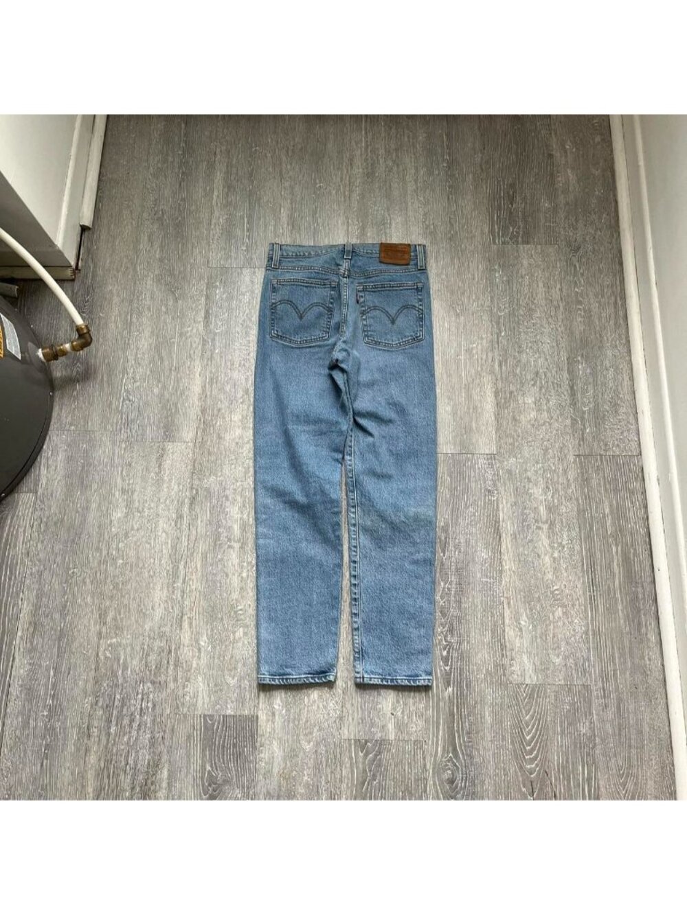 Navy Blue / Blue Denim Women’s Levi’s “Wedgie” Straight Fit Jeans / Pants